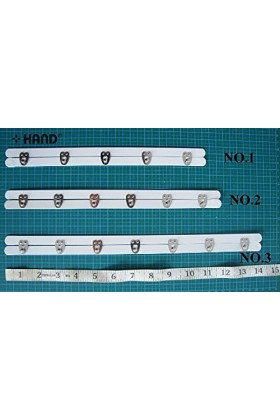 Fermeture corset basque n°2-6 - Droite - 29,5 cm