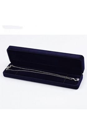 LHLLHL Pupile Dark Vintage Velvet Boîte à bijoux Sac demballage for collier Boucles doreilles Boîtes en peluche Color : Sv