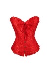 Rfmfkkg Corset sexy en coton à lacets avec nœud et bustiers taille sexy pour femmes, Bleu Rose, XL