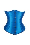 Underbust Taille Corset Gothique Top Noir Satin Corsets pour femmes Blanc Shapewear Corset Dentelle Up Steampunk Corset