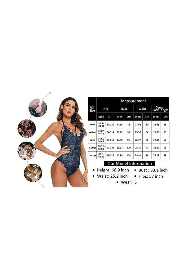 CorsetCombinaison ouvre-Lingerie Sexy et serrée pour Femmes, Noire, 3XL