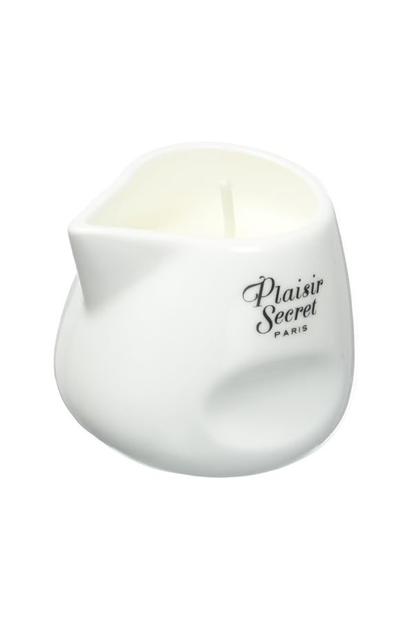Plaisirs Secrets Bougie de Massage Gourmande Parfum Noix de Coco 80 ml