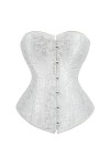 SARGE Corset Top pour Femmes Lingerie Sexy Bustiers Overbust Gothique Vêtements Halloween Vintage Plus Taille Noir Blanc