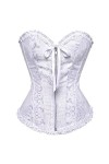 Selma. Bustier bustier vintage taille osseuse avec fermeture éclair à lavant