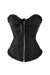 Selma. Bustier bustier vintage taille osseuse avec fermeture éclair à lavant