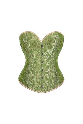 TaLcuS Corset en brocart for femme simple Corset en plastique jacquard for femme Corset for femme Robe corset réglable Color