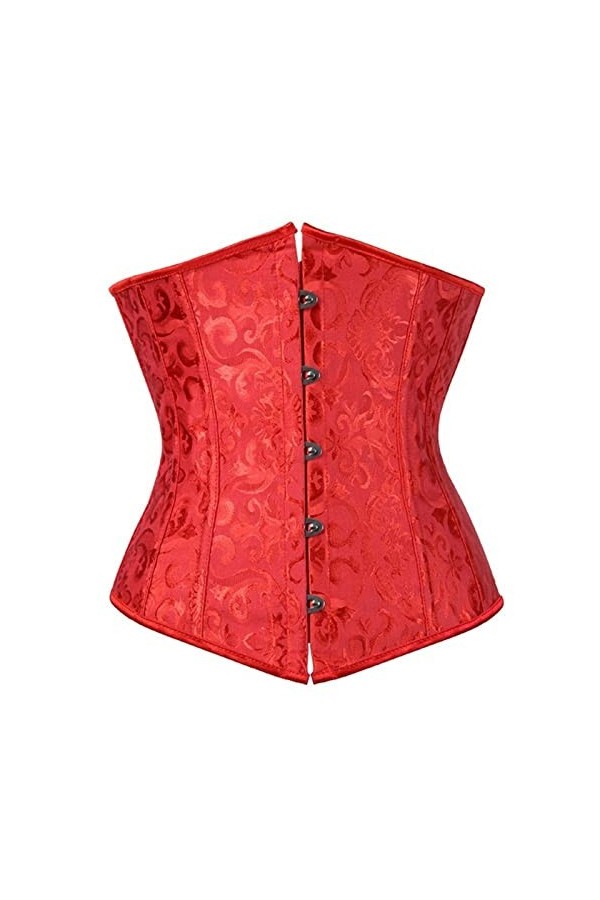 liaddkv Corset à lavant de la taille pour femme ShapeWare Corset en latex, Blanc., XXXXXXL