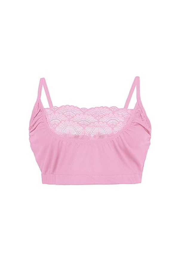 TDEOK Lingerie à coudre avec carapace élastique, Bordeaux, XXXL