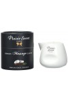 Plaisirs Secrets Bougie de Massage Gourmande Parfum Noix de Coco 80 ml