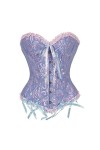 HWZZ Corset sexy à lacets pour femme - Grande taille XS-6XL - Couleur : rouge - Taille : 5XL