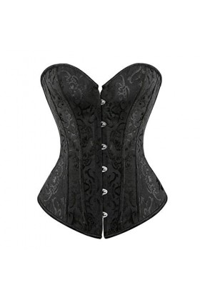 TTCI-RR Bustiers et Corsets Corset Dames, Taille Corset sous-vêtements Cosplay Print Imprimer Corset De Mariée De Lacets Sexy