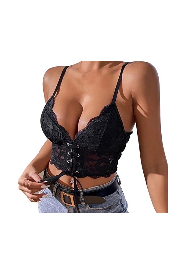 XIUH Corset Jacquard Floral à lacets Corset Femme Sexy Mode Corset Femme Sexy Corset Femme Sexy Corset Sexy Stéréo Broderie F