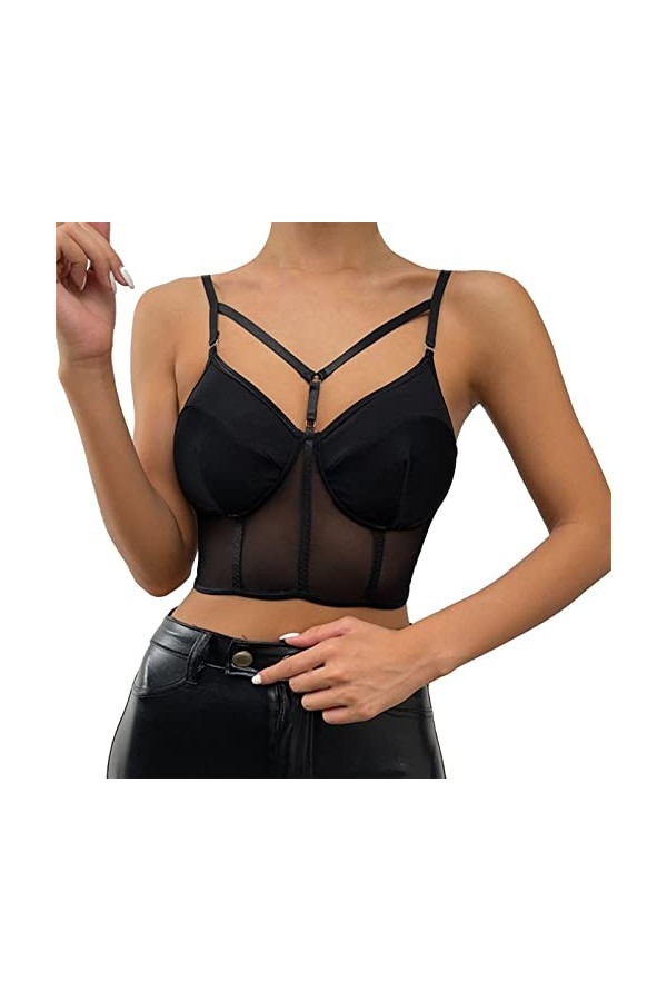 XIUH Corset Jacquard Floral à lacets Corset Femme Sexy Mode Corset Femme Sexy Corset Femme Sexy Corset Sexy Stéréo Broderie F