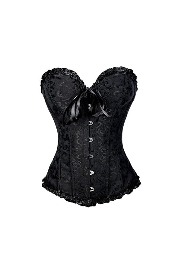 Bustier sexy à lacets pour femme - Taille 5XL