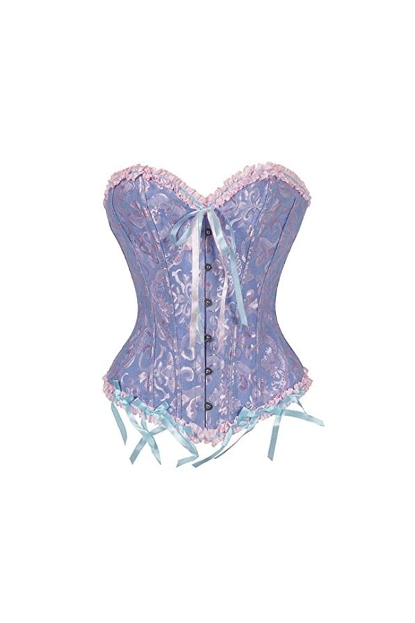 Bustier sexy à lacets pour femme - Taille 5XL