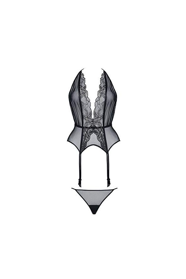 Demoniq Gorset sexy avec lacets. - Noir - L