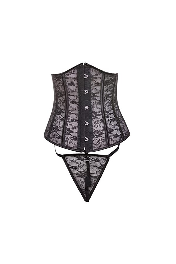 JACHJN Corset Corset Sexy Gothic Busiter Steel Taille désossée Tordure Courte Torse Torso Femmes Minceur Gaine Gaine Cincher