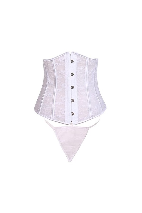 JACHJN Corset Corset Sexy Gothic Busiter Steel Taille désossée Tordure Courte Torse Torso Femmes Minceur Gaine Gaine Cincher