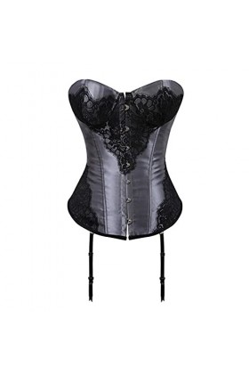 TTCI-RR Bustiers et Corsets Sexy Overbust Corsets Et Bustiers à Lacets Corset Taille Taille Taille Fleur Lingerie Top pour Br
