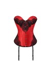 TTCI-RR Bustiers et Corsets Sexy Overbust Corsets Et Bustiers à Lacets Corset Taille Taille Taille Fleur Lingerie Top pour Br