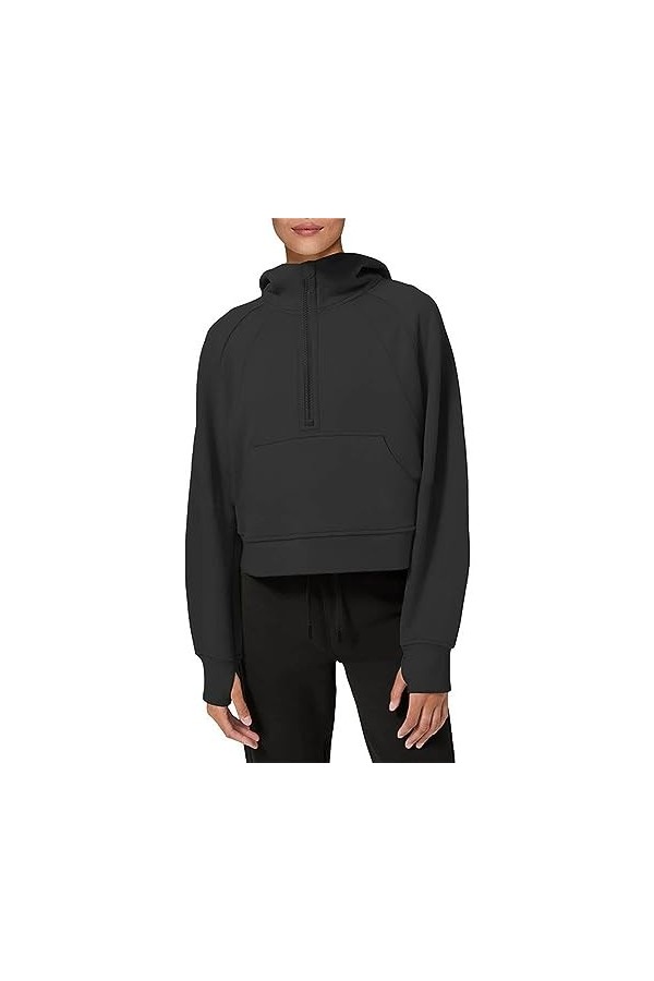 Gefomuofe Sweat-shirt pour femme sans capuche - Manches longues - Col en V - Imprimé à manches longues - Sweat à capuche - Dé