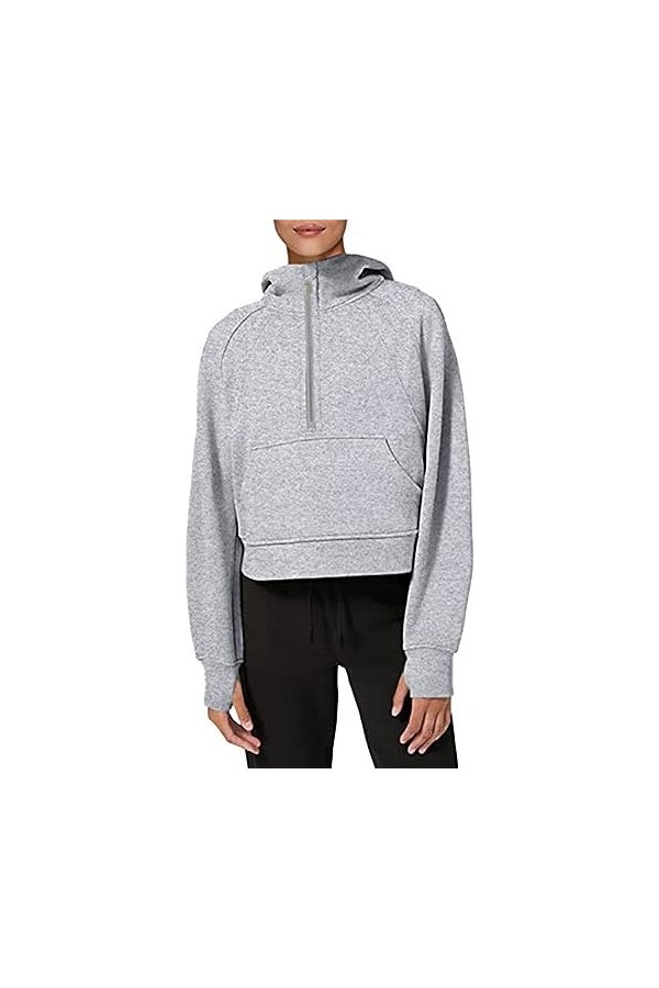 Gefomuofe Sweat-shirt pour femme sans capuche - Manches longues - Col en V - Imprimé à manches longues - Sweat à capuche - Dé