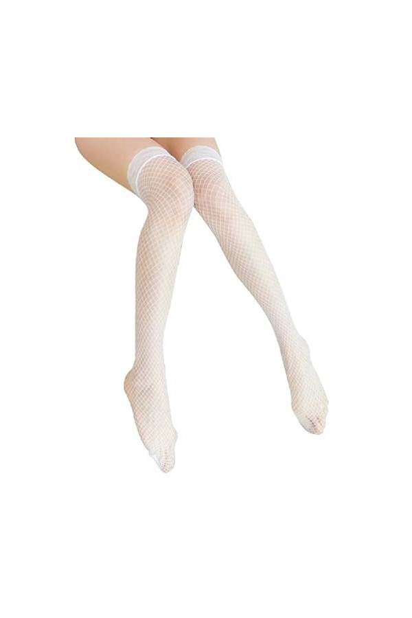 cityfly 1 Paire Fishnet CHIGH High BASTOCKS Femmes DE Lace Top OUVRE Les SOCKES Sexe Sexe Femme sur Le Hosiery LINGENE Club C