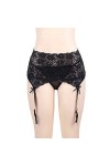L-Yune, Bretelles En Dentelle Femmes Sexy Taille Haute Jarretière Ceinture Avec Des Bas Ensemble Noir Rouge Porte Jaretelles 