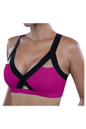 YSYOkow Femmes Soutien-gorge Sous-vêtements de Sport Anti-Affaissement Soutien-gorge Correcteur de Posture à Impact élevé Sou