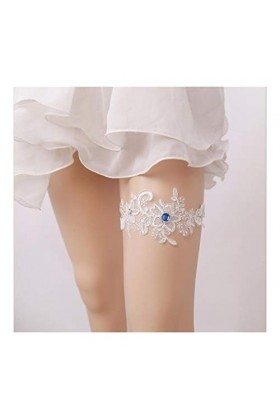 YUNGYE Femmes Bow Bague Lingerie Leg Dentelle Florale Porte-Jarretelles Bowknot Jambe Boucle de Mariage jarretières de mariée