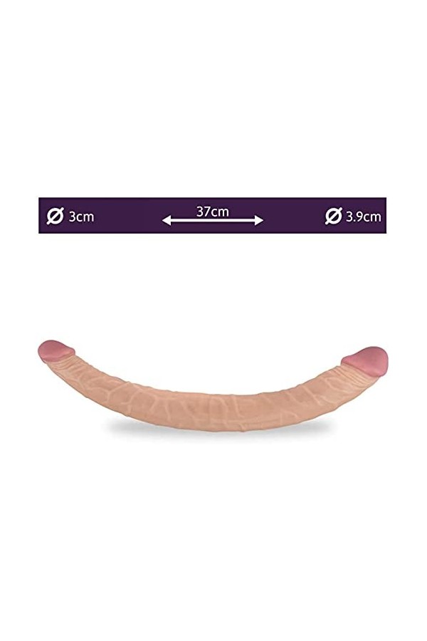 - S?Xt?Y Dịldø Ġøđëmịché Gøđê Ś-Ëx Ť-Øyș Ġøđëmịchés Homme Femme Adulte Double Tête, Imperméable Et Doux, Facile À Nettoyer, A