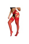 OIUHJN Sexy Bas Femmes Dentelle Résille Transparente Collants Sexy Noir Lingerie Sexy Sexy, rouge, taille unique