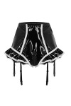 IEFIEL Strings Tangas Femmes Erotique Porte-Jarretelles Bas avec Clips Réglable Séduction sous-vêtements Jarretière Jarretell