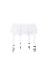 Frecoccialo Femmes Sexy Perspective 6 Bretelles Porte-Jarretelles Dentelle Ceinture pour Bas Cuisse Lingerie Vêtements de Nui