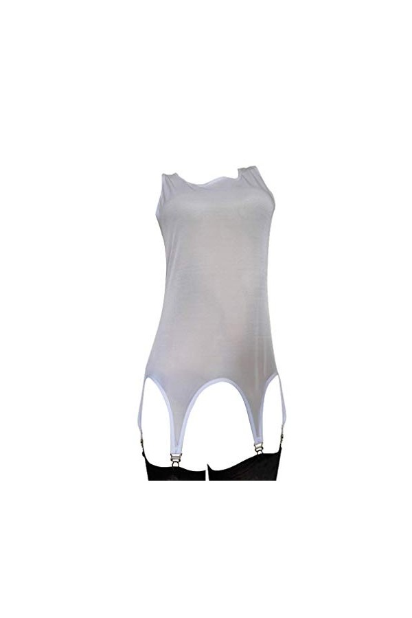 MEIHAOWEI Ceinture de Jarretelles de Cuisse en Maille Ceinture de Bretelles Sexy pour Bas de Cuisse de Lingerie