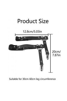 Porte Jarretelle,Porte Jarretelle Noir,Style en Forme de Cœur Jarretière,Jarretière Cuisse,Harnais de Jambes Femme Jarretière