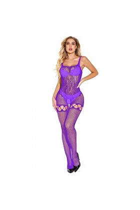 Lingerie Sexy Femme Coquine Hot Grande Taille Femmes Sexy Lingerie Résille Bodystocking sous-Vêtements De Nuit Chemises Bodys