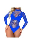 Lingerie Sexy Femme Coquine Hot Grande Taille Maille à Manches Longues Bas séduisant Manteau en Maille Sexy serré W572 Ouvert
