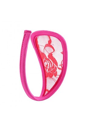 liaddkv Traceless-Sexy-Women G-string entrejambe en dentelle Sous-vêtements Combinaison Lingerie, Rose, taille unique