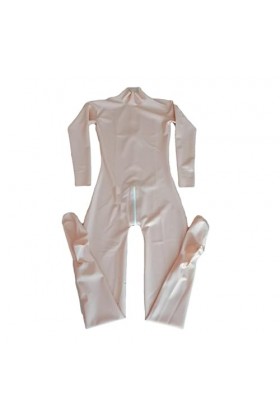 Sexy Pink Latex Full Body Catsuit