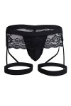 AJGRHE Latex Sexy Lingerie Femme Ensemble Lingerie Feminine Sexy Men de RéSeau Mens Brief Boxer Mesh Boxer for Hommes Sexy U