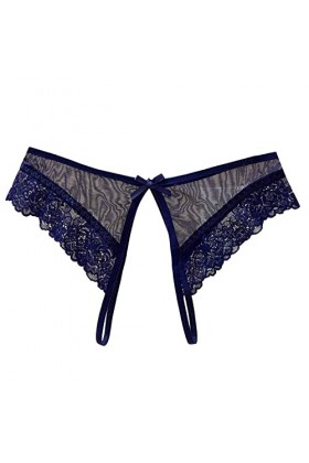 BIISDOST Dentelle Respirante Sexy en Dentelle pour Femmes évider et soulever Les Fesses Pure Brief Culotte Chiennes Chaleurs 