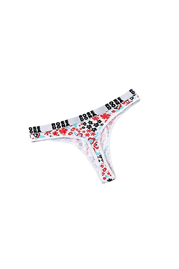 Lingerie Femme Sexy Ensemble Homme Sexy Hot y.2k Culottes Short Women Waist Floral Sexy & Letter Print Low for Lingerie Sexy 