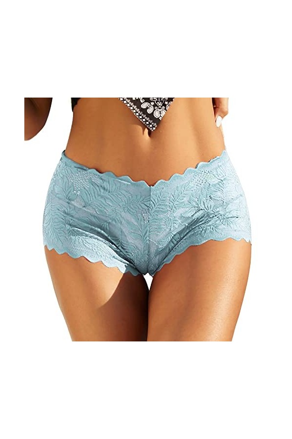 Lingerie Femme Sexy Ensemble Homme Sexy Hot y27k Femmes Dentelle Boyshort Sexy Culotte Florale Taille Basse sous-vêtements Da