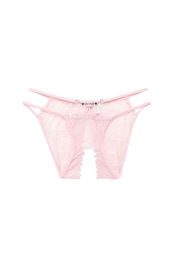 Lingerie Femme Sexy Ensemble Homme Sexy Hot y*2*k Femmes Sexy Slim Strap Culotte Dentelle Jacquard Culotte Ouverte Entrejambe