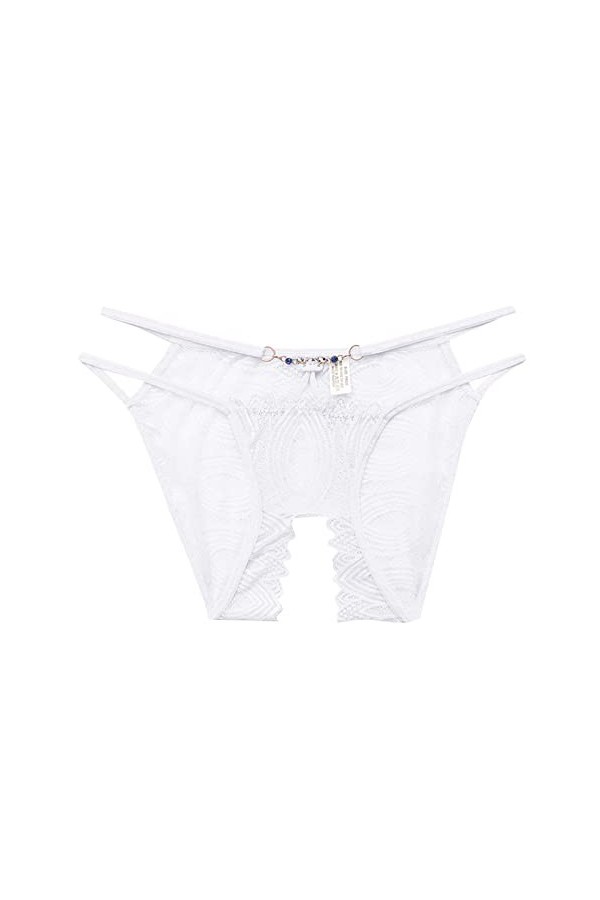 Lingerie Femme Sexy Ensemble Homme Sexy Hot y*2*k Femmes Sexy Slim Strap Culotte Dentelle Jacquard Culotte Ouverte Entrejambe