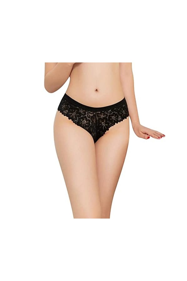 Lingerie Femme Sexy Ensemble Homme Sexy Hot y*2k Femmes Sexe Stretch G String Culotte Dentelle Garniture 5 Couleurs Confortab