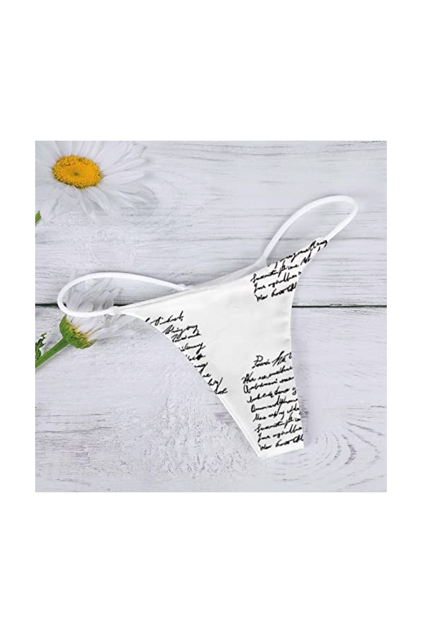 Lingerie Femme Sexy Ensemble Homme Sexy Hot y22k Culotte String Sexy pour Femme Culotte Taille Basse Confortable Imprimée à l