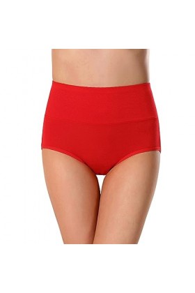 Culottes de Absorbante Menstruelle pour Femme Coupe Confortable Couleur Unie Culotte Courte Taille Haute Culotte physiologiqu