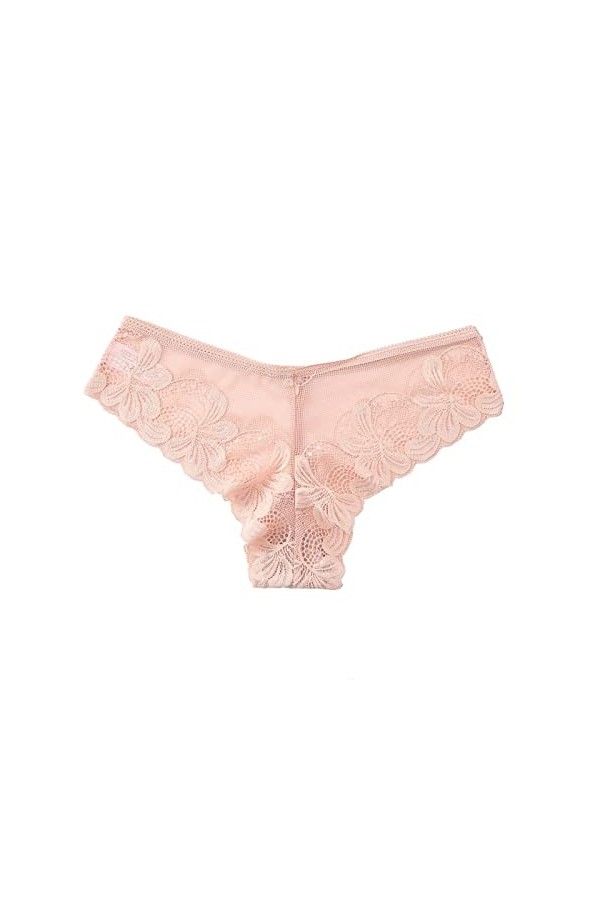 wjiNFDFG Translucide Culotte Femme String Un Ensemble Couleurs Optiont Lingerie Fleurs Creuses Côtés Culotte String Dentelle 